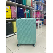 Чемодан 28 дюймов Mironpan мятный с расширением из полипропилена (м74)
