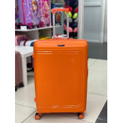 Чемодан 28 дюймов Mironpan оранжевый с расширением из полипропилена (м82)