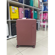 Чемодан 28 дюймов Mironpan пудра с расширением из полипропилена (м74)