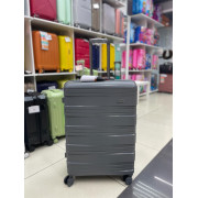 Чемодан 28 дюймов Mironpan серый из полипропилена (м71)
