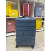 Чемодан 28 дюймов Mironpan синий с расширением из полипропилена (м105)