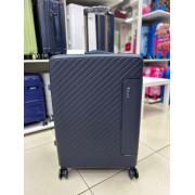 Чемодан 28 дюймов Mironpan синий с расширением из полипропилена (м74)