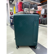Чемодан 28 дюймов Mironpan темно-зеленый с расширением из полипропилена (м74)