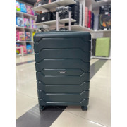 Чемодан 28 дюймов Mironpan темно-зеленый с расширением из полипропилена (м91)