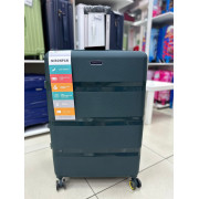 Чемодан 28 дюймов Mironpan темно-зеленый с расширением из полипропилена (м95)