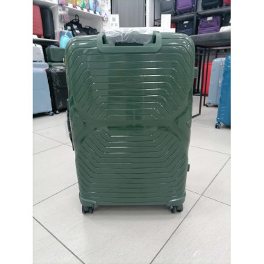 Чемодан 28 дюймов Mondi темно-зеленый из полипропилена