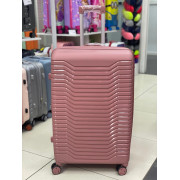 Чемодан 28 дюймов Peter розовый с расширением из полипропилена