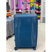 Чемодан 28 дюймов Peter синий с расширением из полипропилена