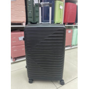 Чемодан 28 дюймов Proxis черный с расширением из полипропилена