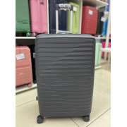 Чемодан 28 дюймов Proxis темно-серый с расширением из полипропилена