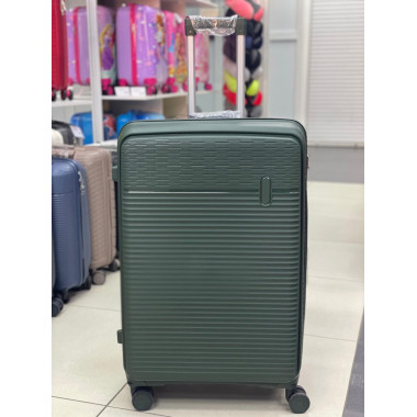 Чемодан 28 дюймов Rink темно-зеленый из полипропилена