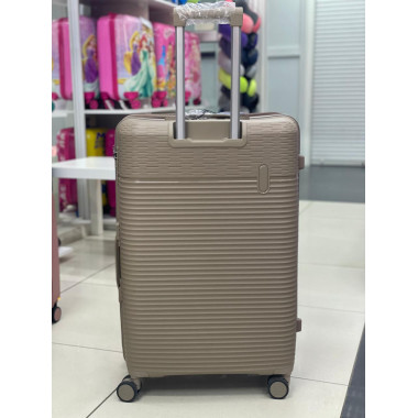 Чемодан 28 дюймов Rinkler бежевый из полипропилена