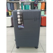 Чемодан 28 дюймов Rinkler темно-серый из полипропилена