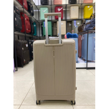 Чемодан 28 дюймов Shell коричневый из полипропилена