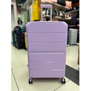 Чемодан 28 дюймов Toprano фиолетовый с расширением из полипропилена