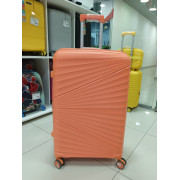 Чемодан 28 дюймов Travel Air оранжевый с расширением из полипропилена