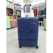 Чемодан 28 дюймов Travel Bon синий с расширением из полипропилена