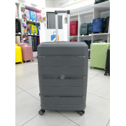 Чемодан 28 дюймов Travel Bon темно-серый с расширением из полипропилена