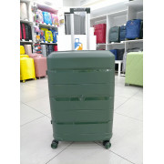 Чемодан 28 дюймов Travel Bon темно-зеленый с расширением из полипропилена