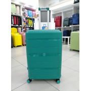 Чемодан 28 дюймов Travel Bon зеленый с расширением из полипропилена