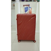 Чемодан 28 дюймов Travel Fashion Wave красный с расширением из полипропилена