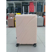 Чемодан 28 дюймов Travel Fashion Wave светло-розовый с расширением из полипропилена