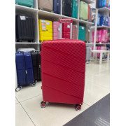 Чемодан 28 дюймов Weima красный с расширением из полипропилена