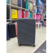 Чемодан 28 дюймов Weima темно-серый с расширением из полипропилена