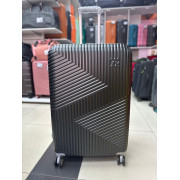 Чемодан 30 дюйма TR Space темно-серый из поликарбоната с расширением