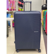 Чемодан 30 дюймов Mironpan темно-синий с расширением из полипропилена (м109)