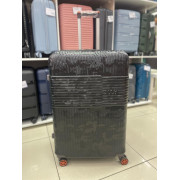 Чемодан 30 дюймов TR Soft черный из поликарбоната с расширением