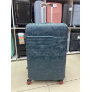 Чемодан 30 дюймов TR Soft синий из поликарбоната с расширением