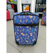 Чемодан экокожа LD "Bear" 24 дюйма синий