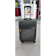 Чемодан тканевый 20 American Tourister серый
