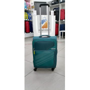 Чемодан тканевый 20 American Tourister зеленый (ручная кладь)