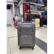 Чемодан тканевый Line Plus 20 дюймов, серый (ручная кладь)