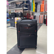 Чемодан тканевый Line Plus 24 дюйма, черный