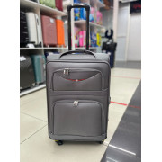 Чемодан тканевый Line Plus 24 дюйма, серый