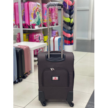 Чемодан тканевый Livings Bring 22 дюйма коричневый