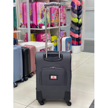 Чемодан тканевый Livings Bring 22 дюйма темно-серый