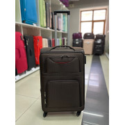 Чемодан тканевый Livings Line 26 дюймов коричневый