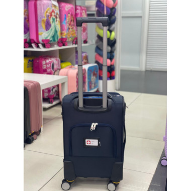 Чемодан тканевый Livings Plus 22 дюйма синий