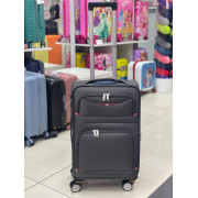 Чемодан тканевый Livings Plus 24 дюйма темно-серый