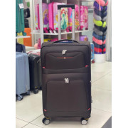 Чемодан тканевый Livings Plus 28 дюймов коричневый