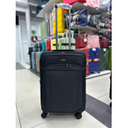 Чемодан тканевый Mironpan 20 дюймов черный (м26) (ручная кладь)