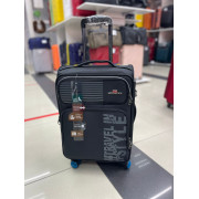 Чемодан тканевый Mironpan 20 дюймов черный (м51)