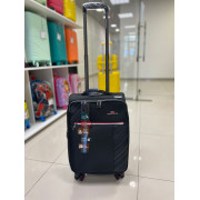 Чемодан тканевый Mironpan 20 дюймов черный (м55)