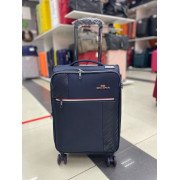 Чемодан тканевый Mironpan 20 дюймов синий (м55)