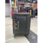 Чемодан тканевый Mironpan 20 дюймов темно-серый (м57) (ручная кладь)