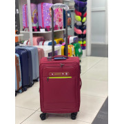 Чемодан тканевый Mironpan 22 дюйма бордовый (м30)
